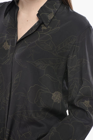 Seidenbluse CHOWY mit Blumenmuster