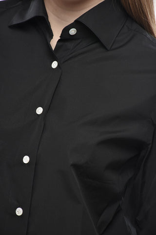 Cotton Poplin Shirt IVANA Solid