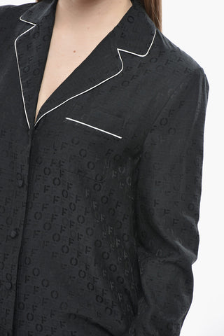 Camicia PAJAMA in Cotone Jacquard