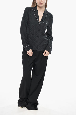 Bluse PAJAMA Aus Baumwolljacquard