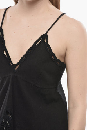 ETOILE Cotton Top TOMEKI with Eyelet Edging