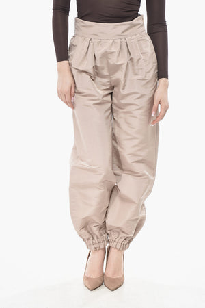 Pantaloni a Palloncino in Organza di Seta