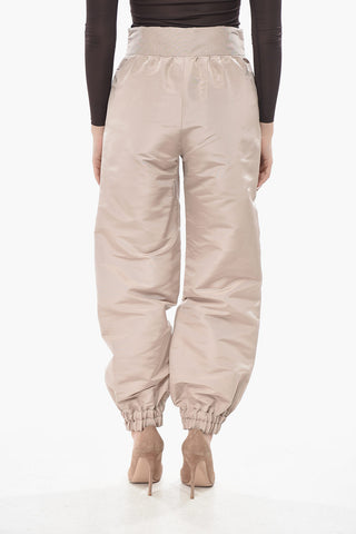 Pantaloni a Palloncino in Organza di Seta