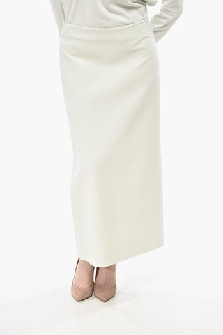 Midi-Bleistiftrock Mit Verstellbarem Schlitz