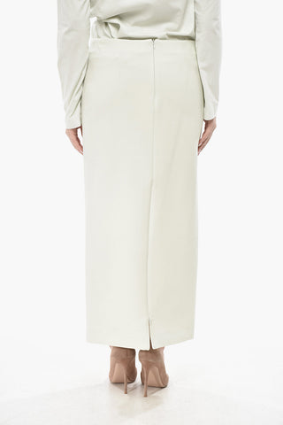 Midi-Bleistiftrock Mit Verstellbarem Schlitz