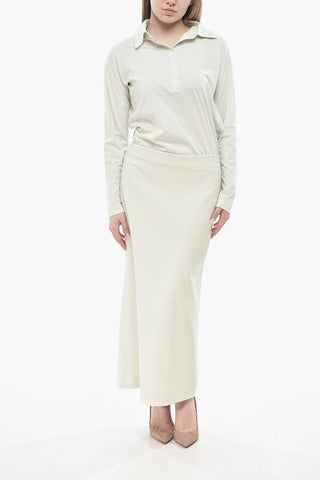 Midi-Bleistiftrock Mit Verstellbarem Schlitz