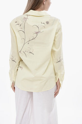 Bluse aus Baumwolle PINSON mit Stickereien