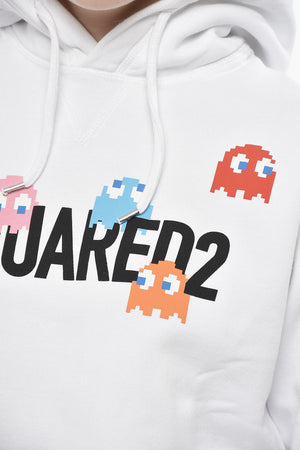 PAC-MAN Solid-Color Hoodie COOL FIT with Front Print