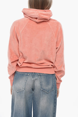 ESSENTIALS Hoodie Aus Velours Mit Kängurutasche