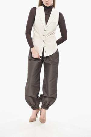 REIMAGINE Denim Gilet with Welt Pockets