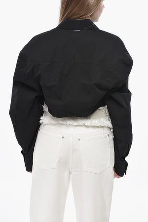Cropped-Fit Cotton Shirt