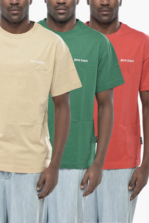 Set aus 3 T-Shirts mit Rundhalsausschnitt aus Baumwolle