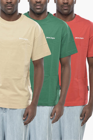 Set aus 3 T-Shirts mit Rundhalsausschnitt aus Baumwolle
