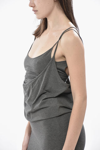 Double-Layer Jersey Slip Dress
