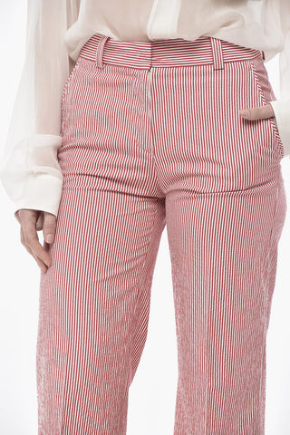 Chinohose MELODY Aus Baumwollmischung Mit Awning-Streifen