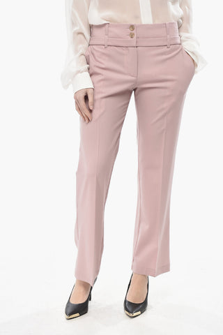 Wool-Blend Trousers ERIN With Belt Loops