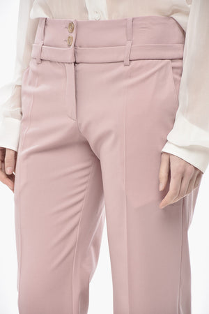 Hose ERIN aus Wollmischung mit Gürtelschlaufen