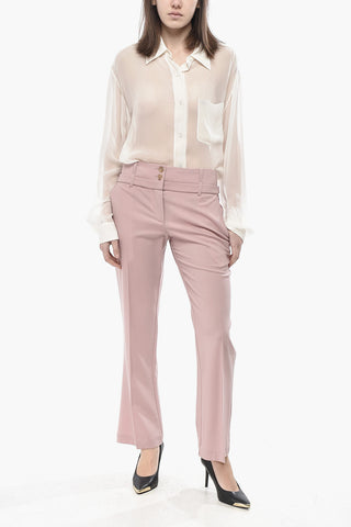 Wool-Blend Trousers ERIN With Belt Loops