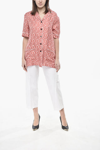 MISS DIOR Camicia in Seta Motivo Monogram