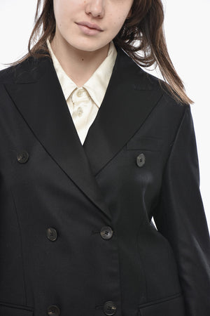 Virgin Wool Double-Breasted Blazer TERRIE