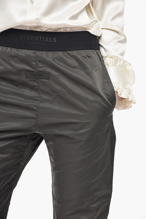 ESSENTIALS Nylon Trousers with Embossed Logo