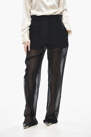 Silk Chiffon Trousers GEORGETTE
