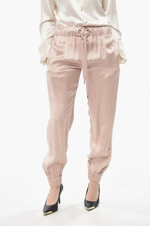 Joggers VALENTINA in Satin con Polsini