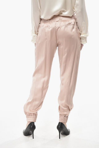 Satin-Jogger VALENTINA mit Bündchen