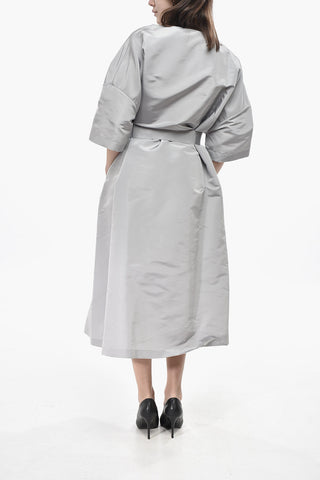 Kaftan Aus Seidenorganza Mit Gürtel