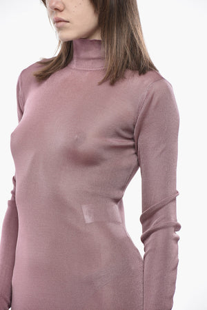 Knit Turtleneck Dress