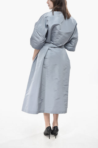 Kaftan Aus Seidenorganza Mit Gürtel