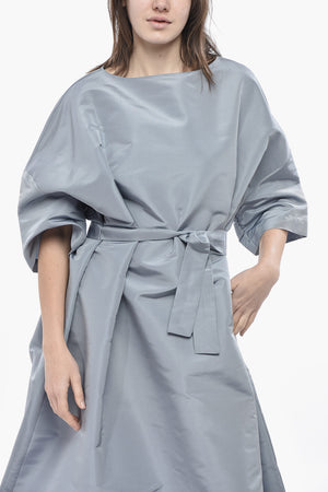 Silk Organza Kaftan With Belt