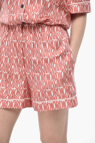 MISS DIOR Shorts in Seta Monotivo Monogram