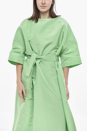 Kaftan Aus Seidenorganza Mit Gürtel