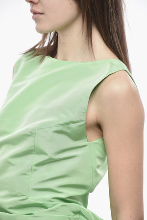 Silk Mermaid Dress with Deep Back Neckline