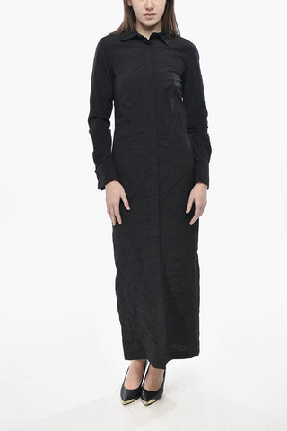Shirtdress ROVIGO aus Baumwoll-Mix mit rückenfreiem Design
