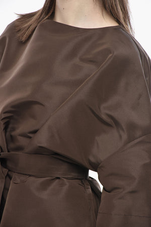 Silk Organza Kaftan With Belt