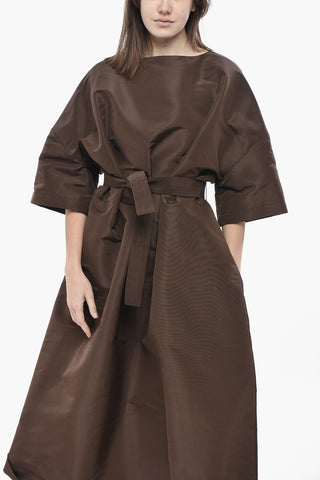 Kaftan Aus Seidenorganza Mit Gürtel