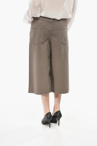 Denim Gaucho Shorts