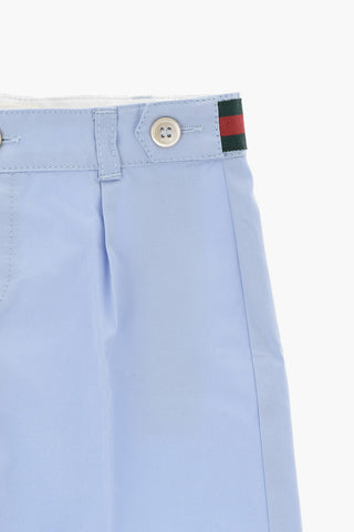 Shorts in Cotone con Bande Iconiche