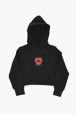 Hoodie FADED HEART aus Baumwolle