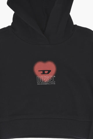 Hoodie FADED HEART aus Baumwolle