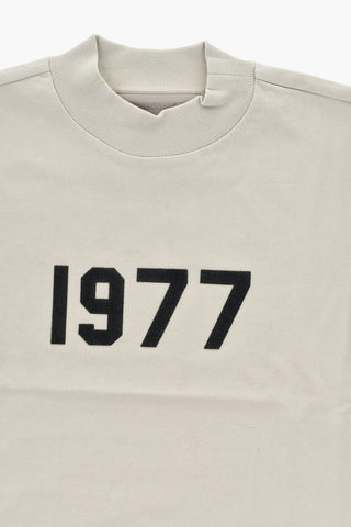 ESSENTIALS Long-Sleeve Cotton Crewneck T-Shirt