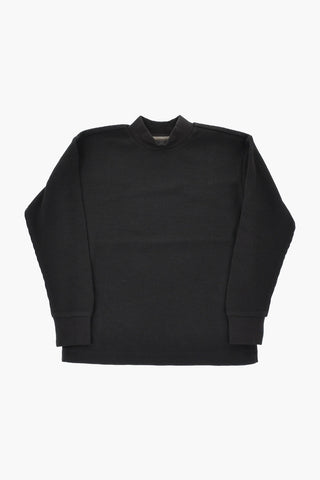 ESSENTIALS 경량 코튼 벌집 터틀넥 스웨터