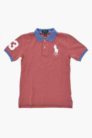 Piqué-Poloshirt aus Baumwolle mit kontrastierendem Kragen