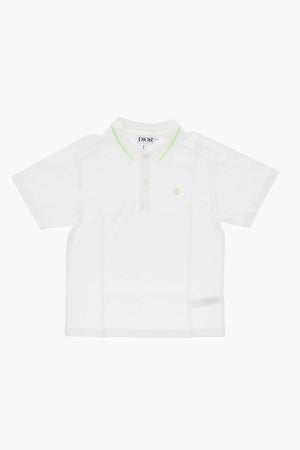 Cotton 2-Button Polo With Contrast Details