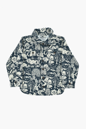Organic Cotton Patterned Overshirt