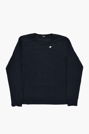 Long-Sleeve Cotton Crewneck T-Shirt