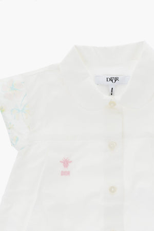 Cotton Chemisier With Shorts