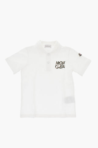 Polo in Cotone Piquet con Logo Ricamato